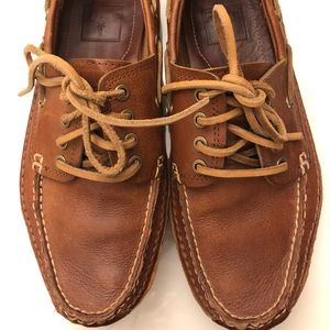 FRYE Men’s Mason Camp Moc Boat Shoe Camel 8.5